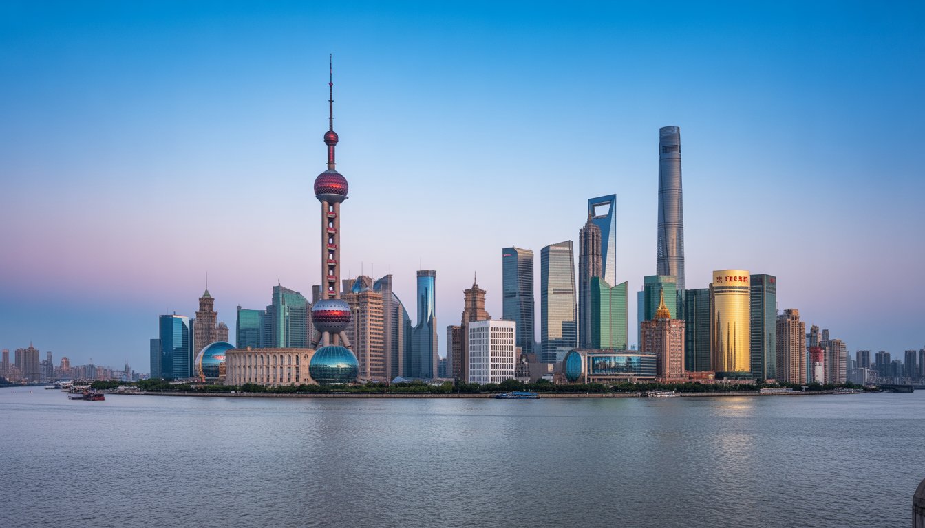 Le Bund et skyline de Shanghai en Chine - Photo