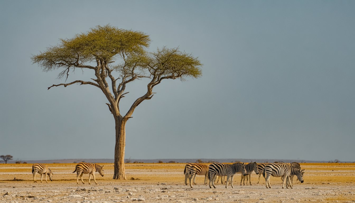 Etosha National Park en Namibie - Photo