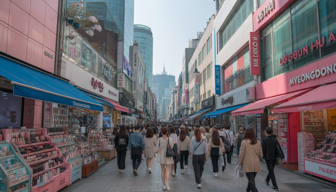 Myeongdong en Corée du Sud - Photo