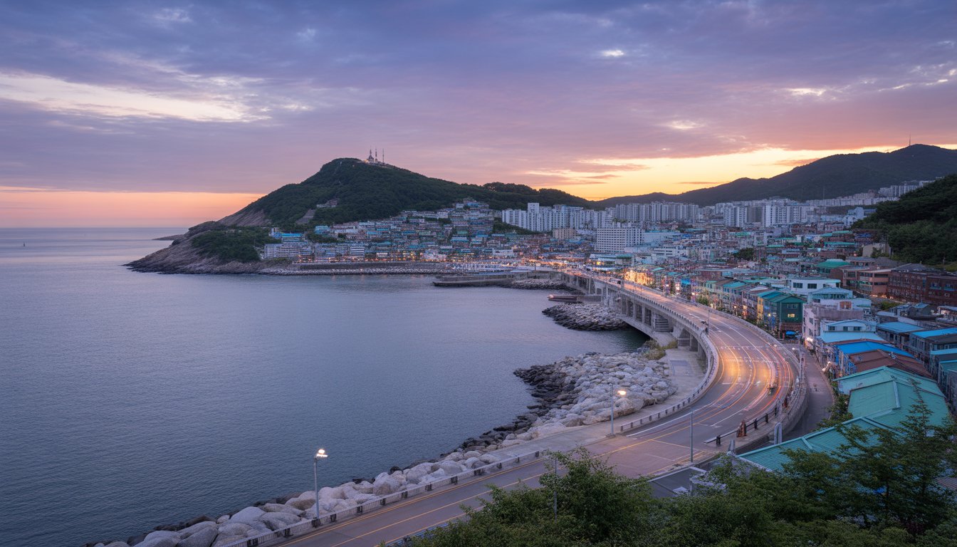 Busan (Haeundae et Gamcheon Culture Village) en Corée du Sud - Photo