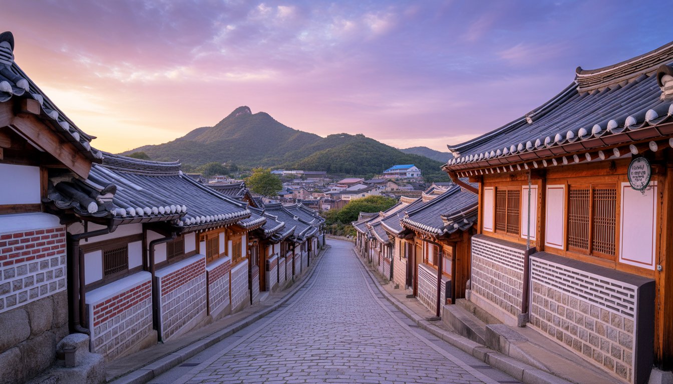 Village Hanok de Jeonju en Corée du Sud - Photo