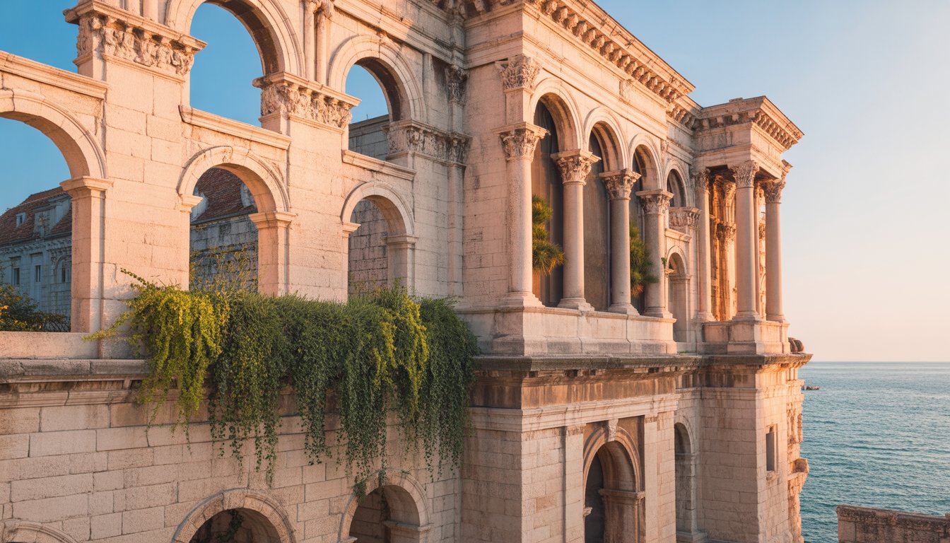 Palais de Dioclétien (Split) en Croatie - Photo