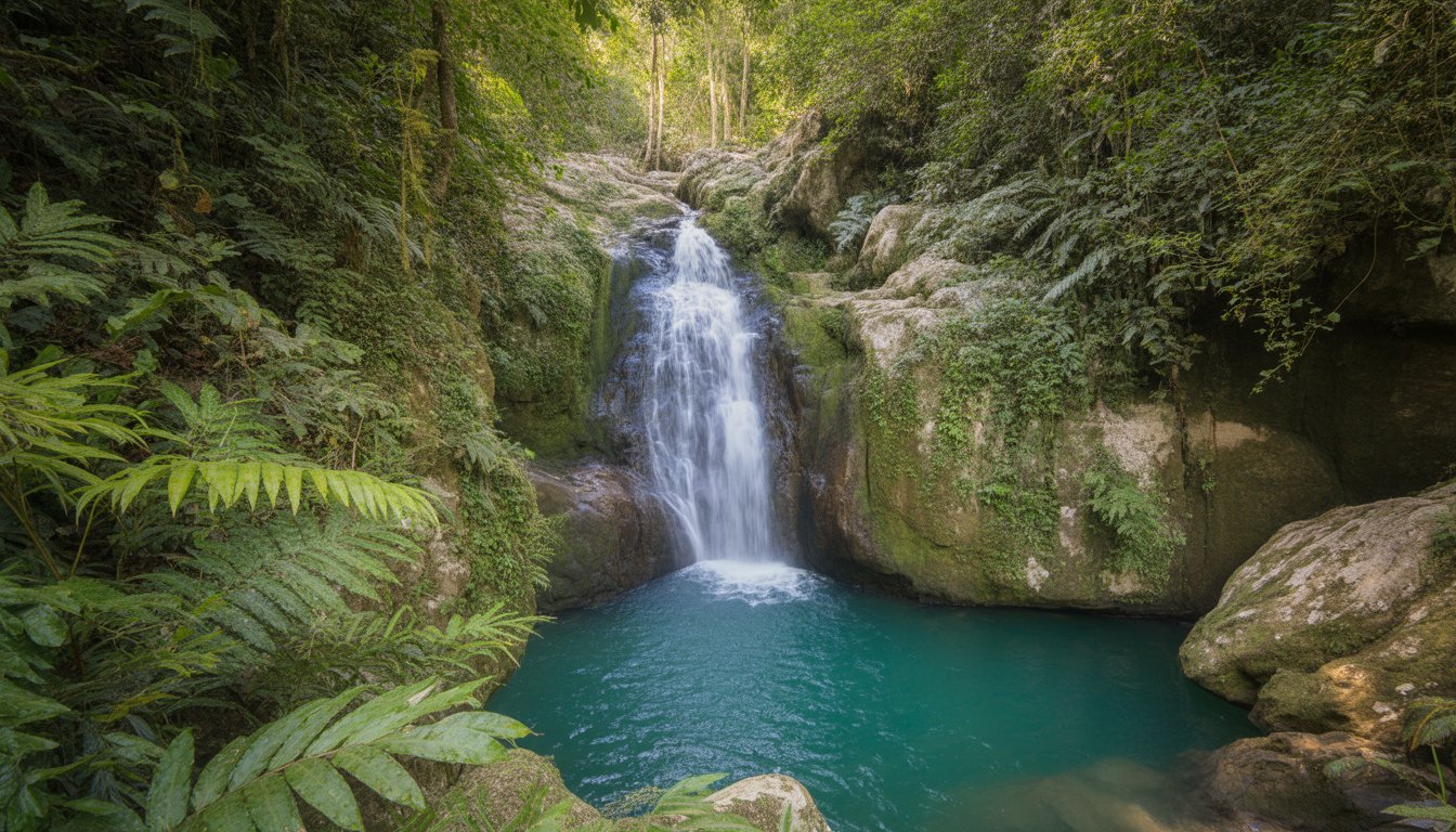 El Nicho (Salto del Nicho) en Cuba - Photo