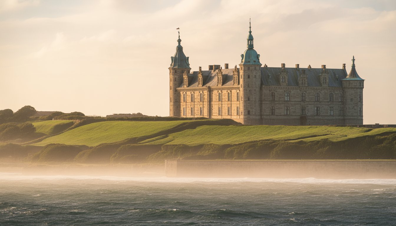 Château de Kronborg (Elseneur) en Danemark - Photo