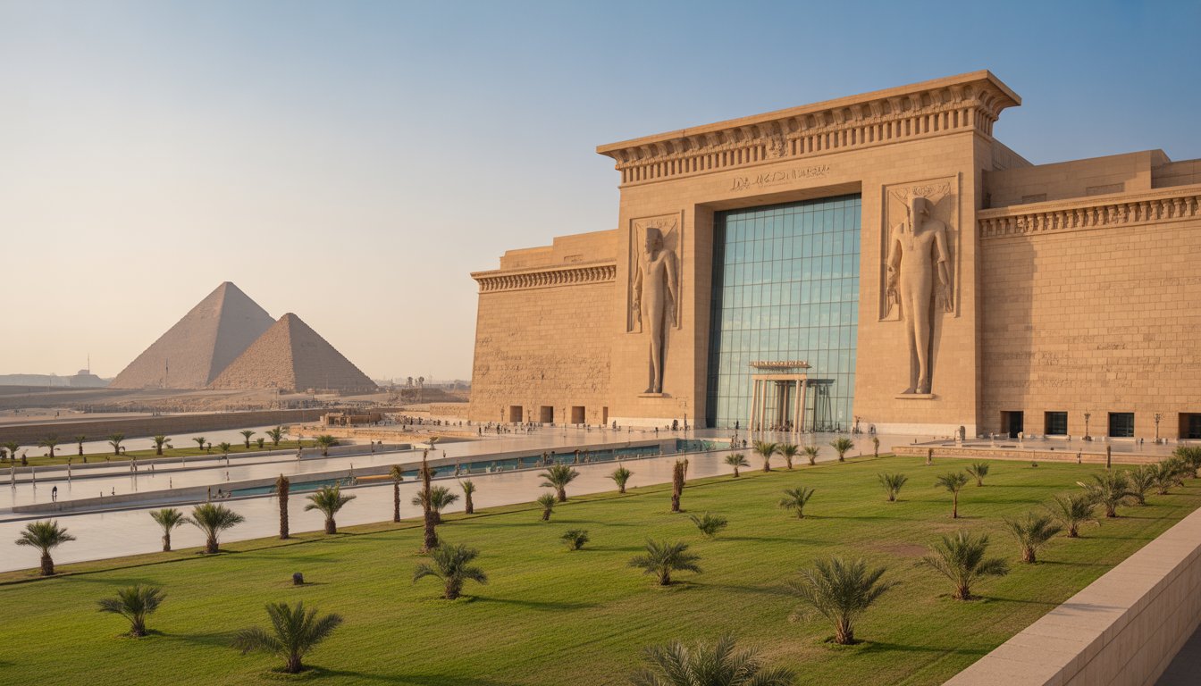 Grand Egyptian Museum (GEM) en Égypte - Photo