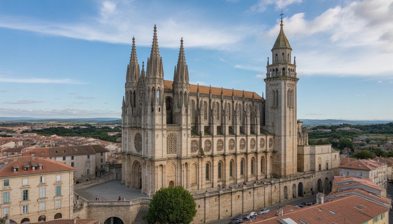 Cathédrale de Saint-Jacques-de-Compostelle en Espagne - Photo
