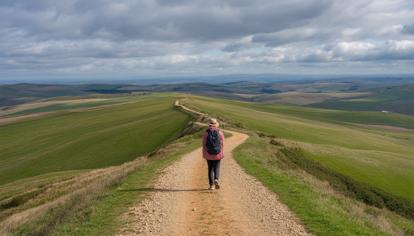 Camino de Santiago (Chemin de Saint-Jacques) en Espagne - Photo
