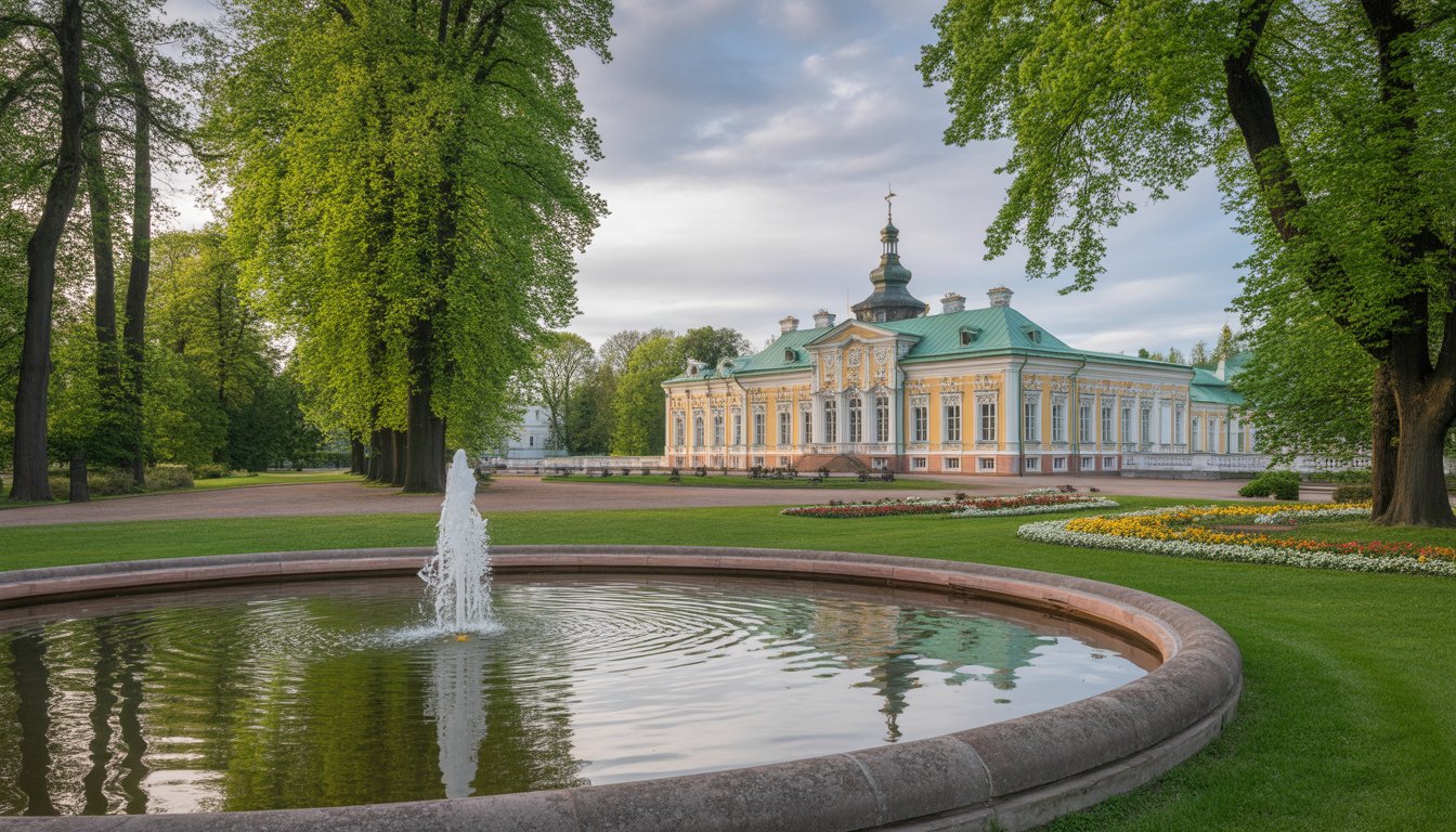 Parc et palais de Kadriorg en Estonie - Photo