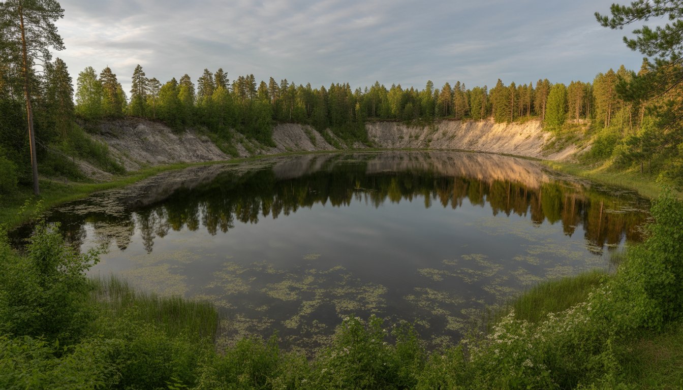 Cratères météoritiques de Kaali en Estonie - Photo