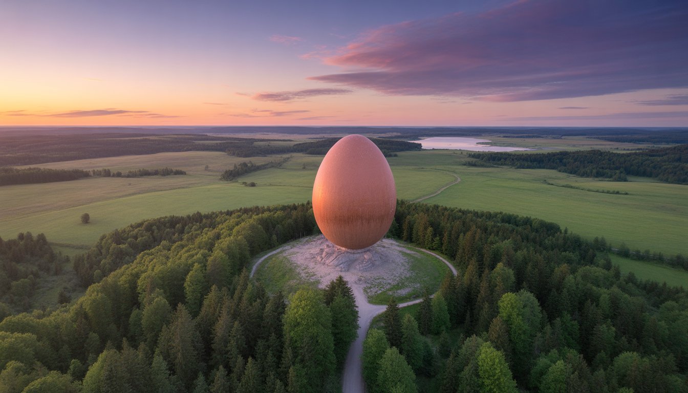 Suur Munamägi (Haut du Grand Oeuf) en Estonie - Photo