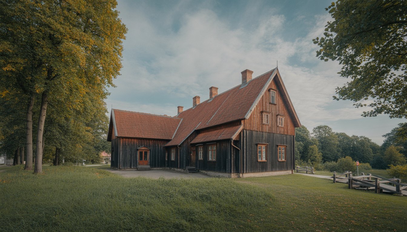 Musée en plein air estonien (Vabaõhumuuseum) en Estonie - Photo