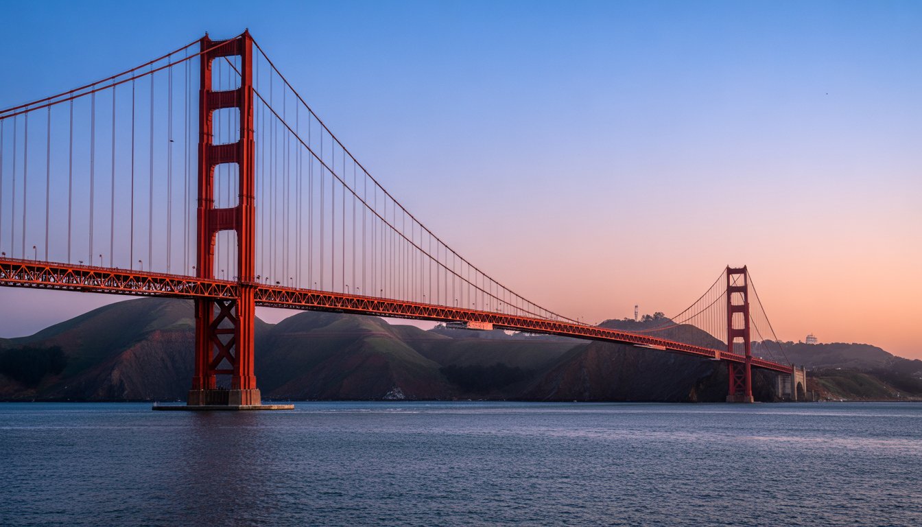 Golden Gate Bridge en États-Unis - Photo