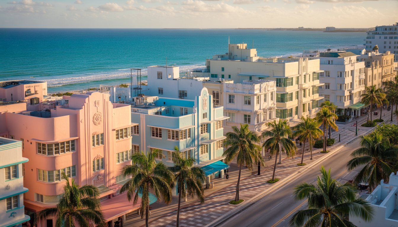 South Beach (Miami) en États-Unis - Photo