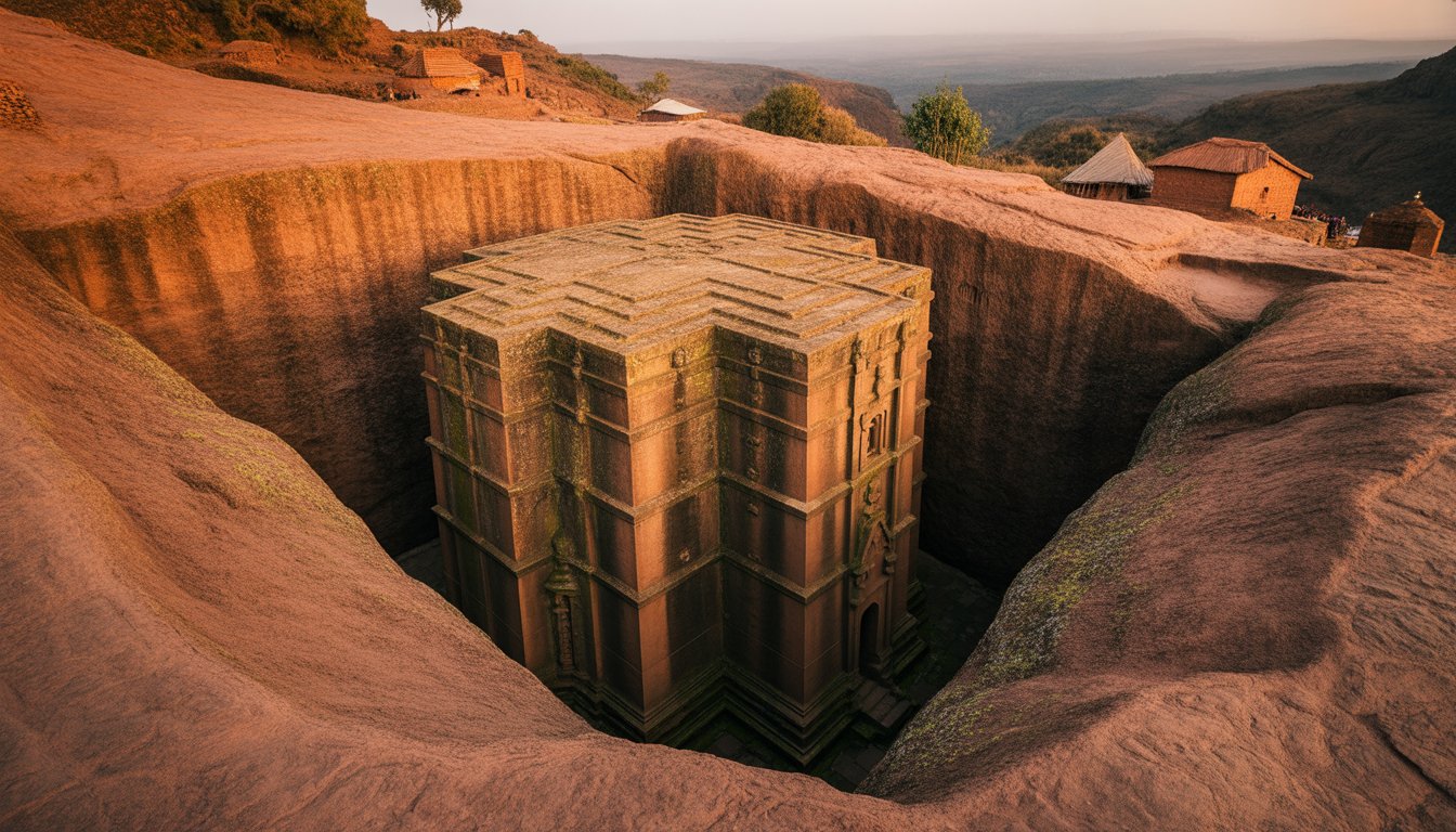 Églises rupestres de Lalibela en Éthiopie - Photo