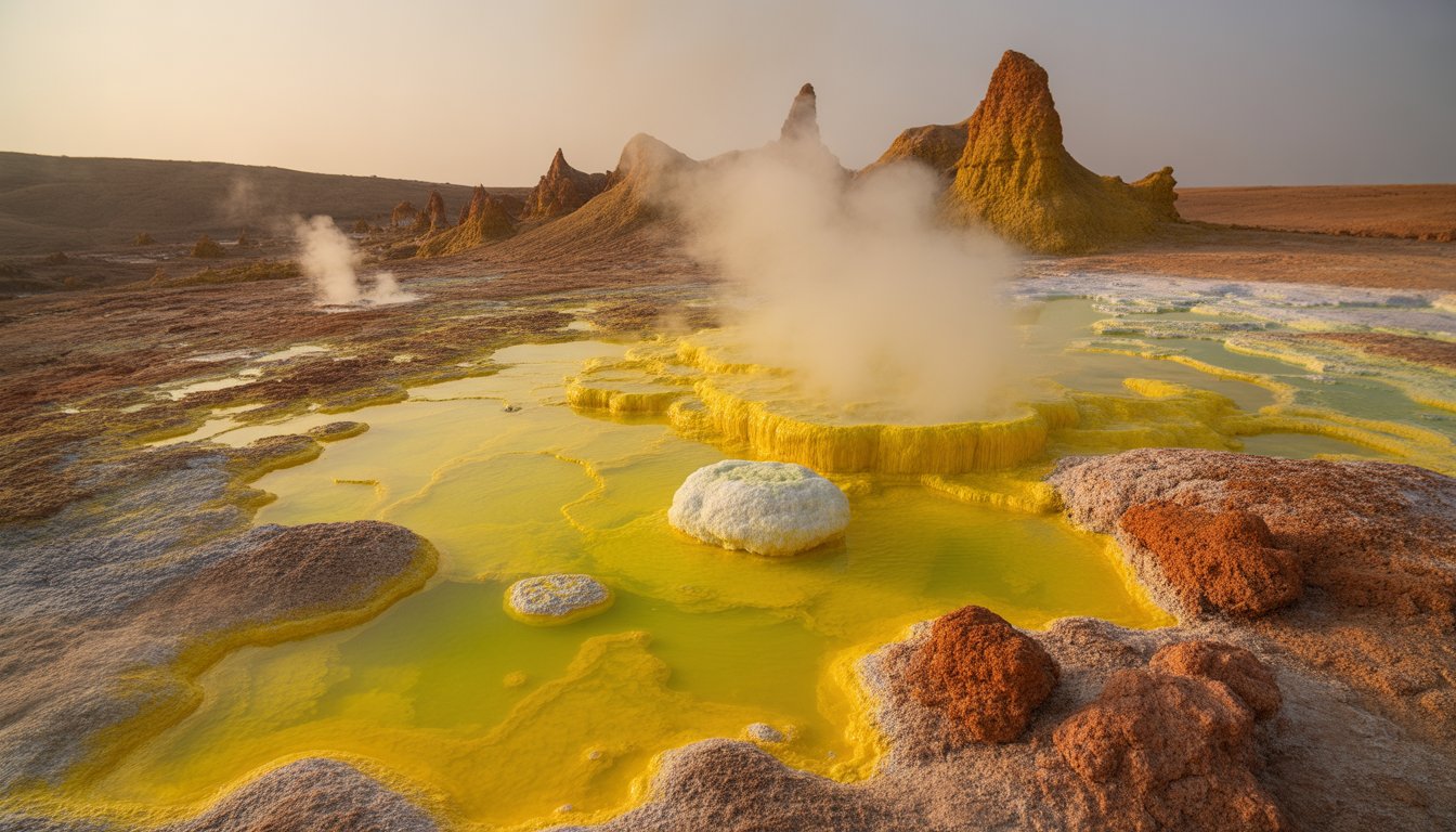 Dépression du Danakil (Dallol) en Éthiopie - Photo