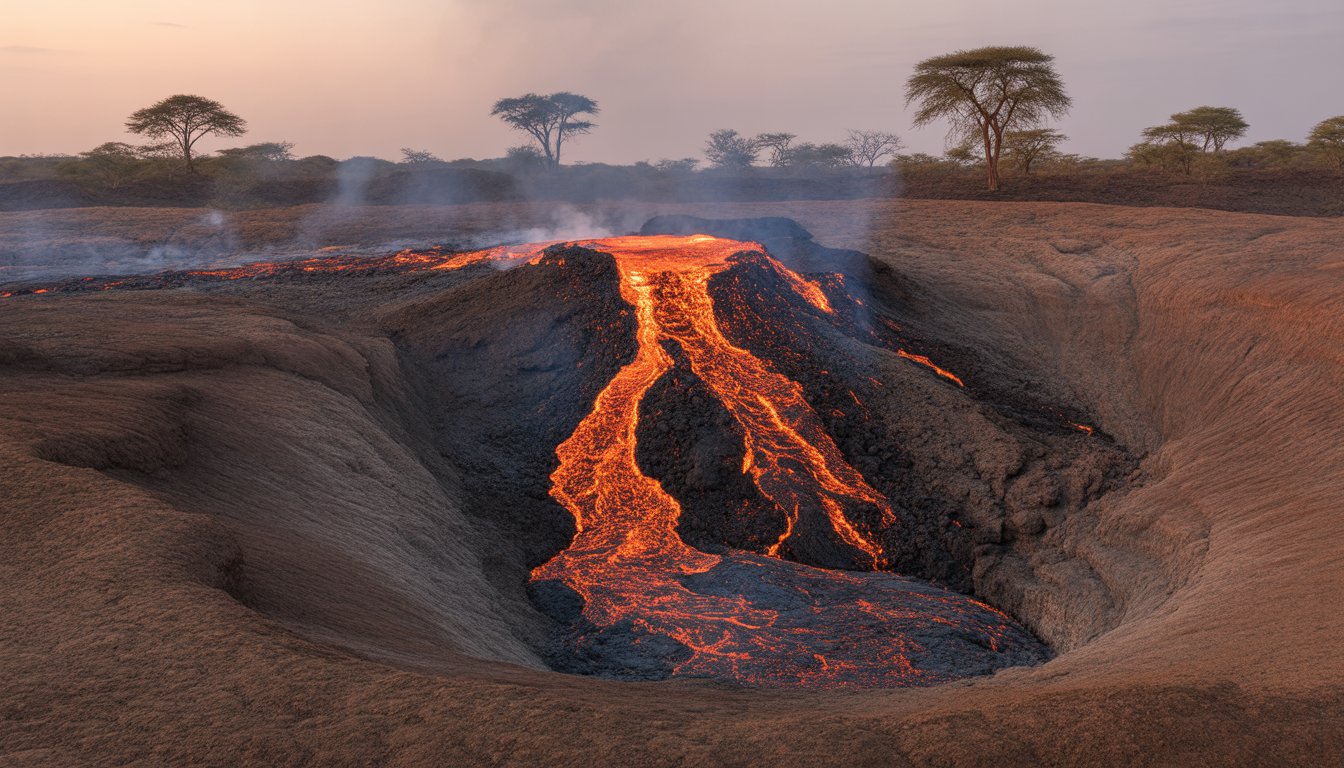 Volcan Erta Ale en Éthiopie - Photo