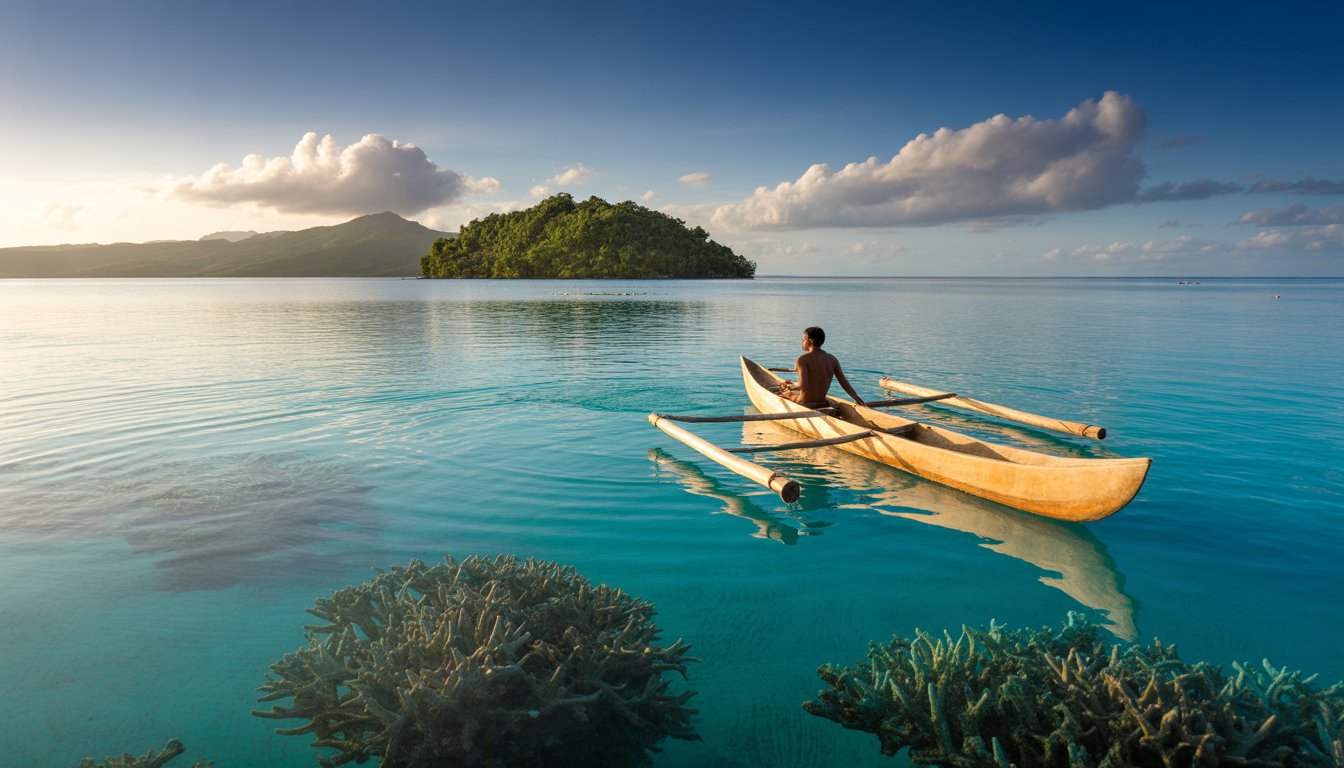 Lagune de Beqa en Fidji - Photo