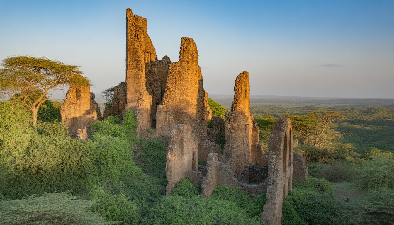 Ruines de Gedi en Kenya - Photo