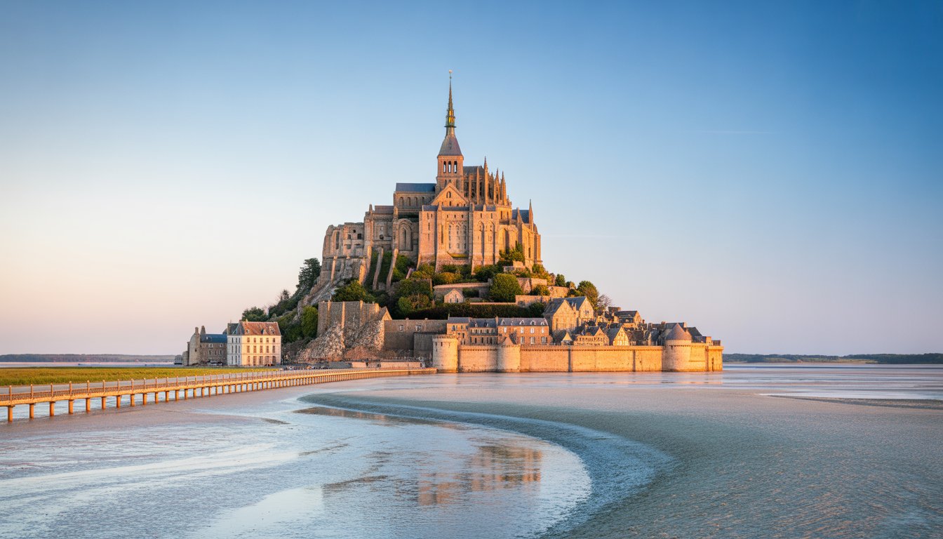 Mont-Saint-Michel en France - Photo