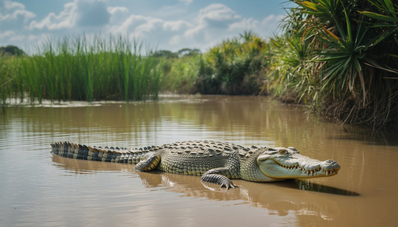 Paga Crocodile Pond en Ghana - Photo