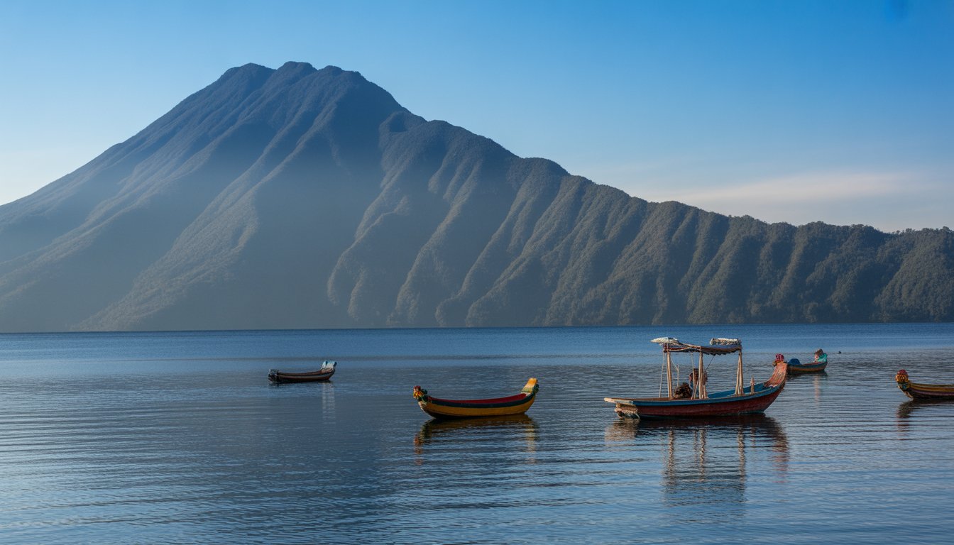 Lac Atitlán en Guatemala - Photo