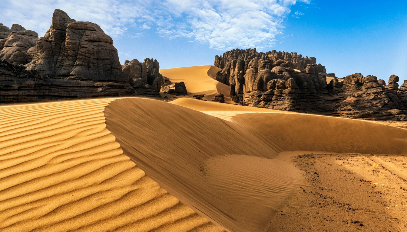Massif du Hoggar et Tamanrasset en Algérie - Photo