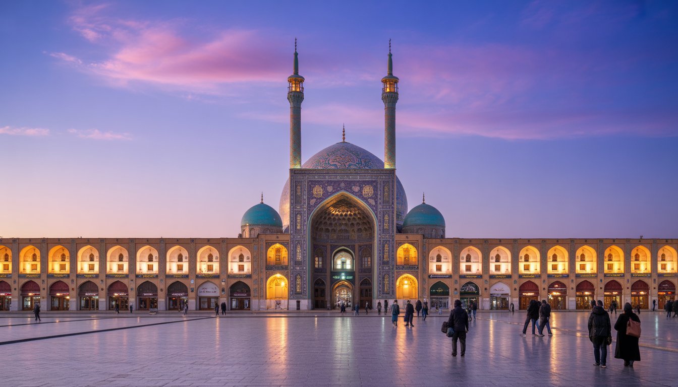 Place Naghsh-e Jahan (Imam Square), Ispahan en Iran - Photo