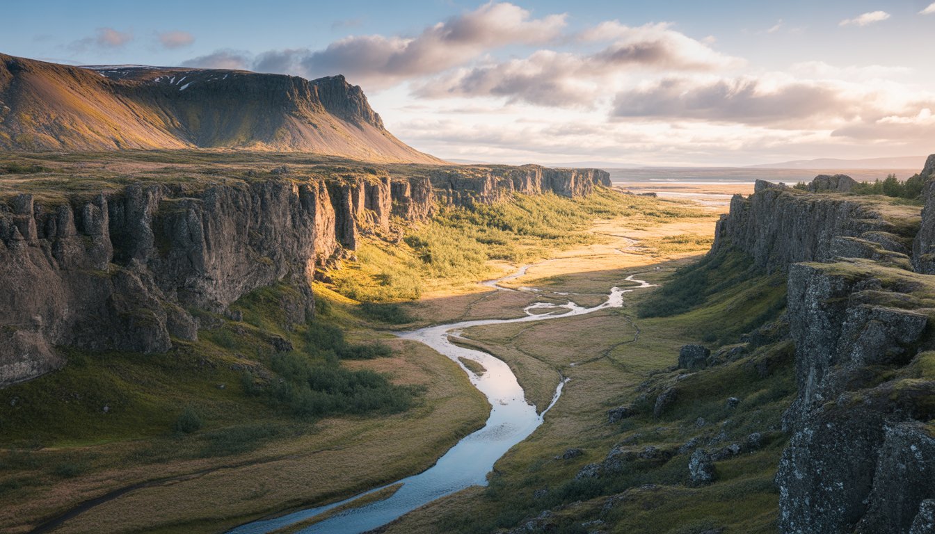 Þingvellir (Thingvellir) National Park en Islande - Photo