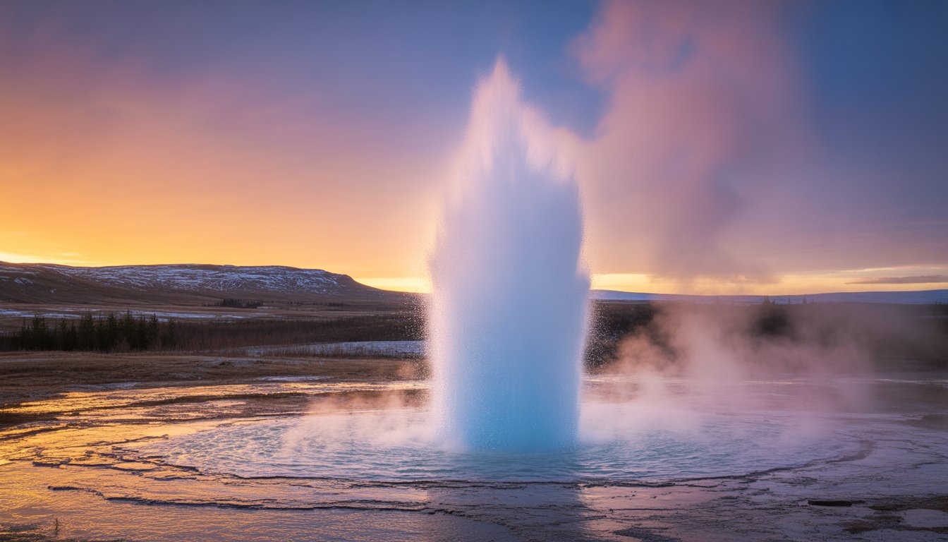 Geysir Geothermal Area en Islande - Photo
