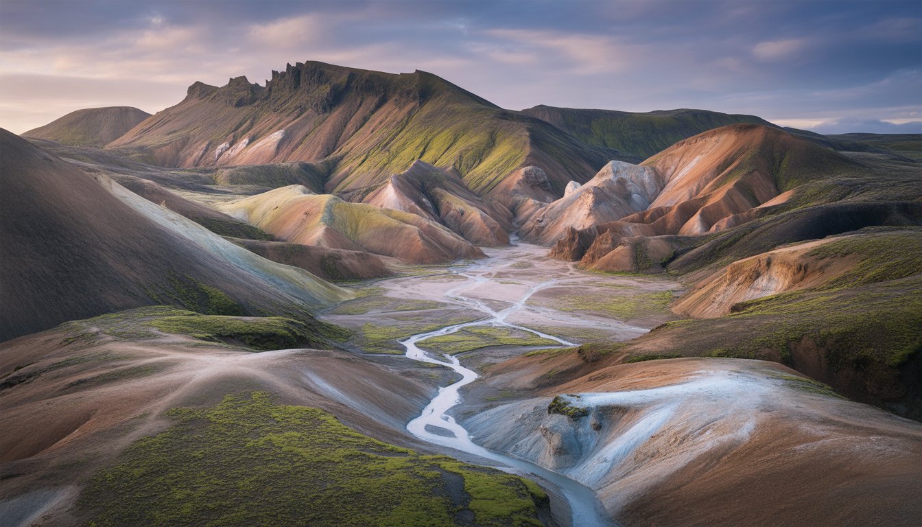 Landmannalaugar en Islande - Photo
