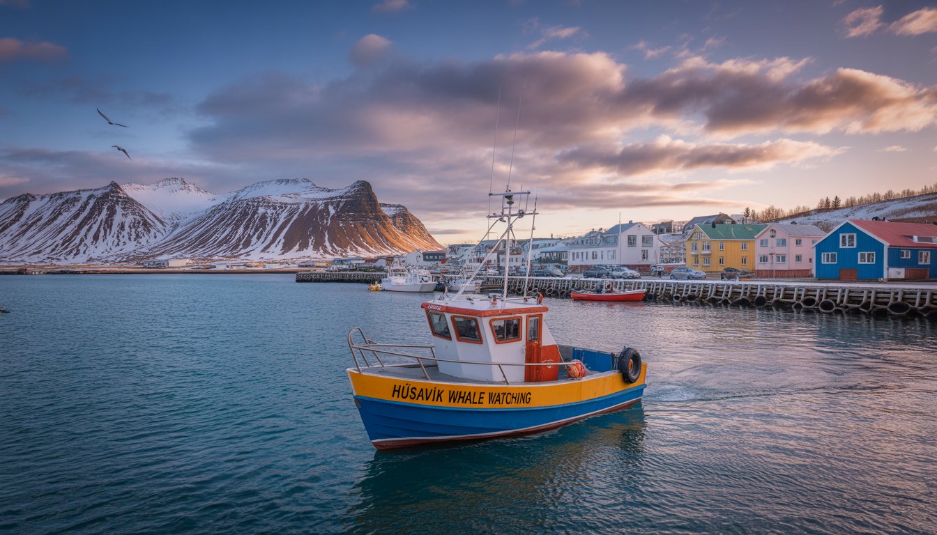 Húsavík (observation des baleines) en Islande - Photo