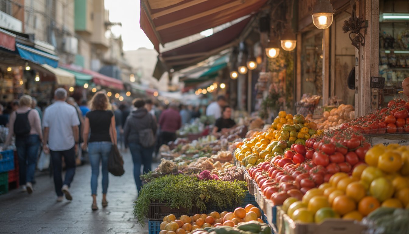 Marché du Carmel (Shuk HaCarmel) en Israël - Photo