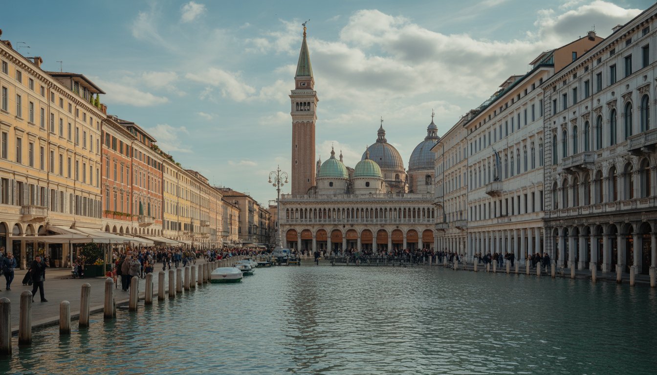 Venise et la place Saint-Marc en Italie - Photo