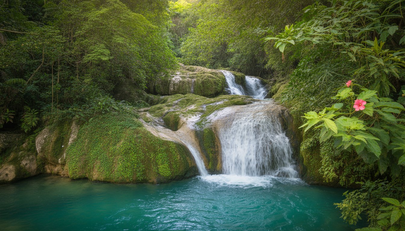 Dunn's River Falls en Jamaïque - Photo