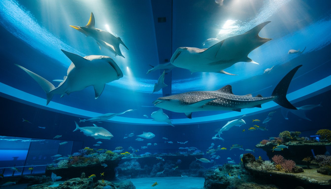 Okinawa Churaumi Aquarium en Japon - Photo